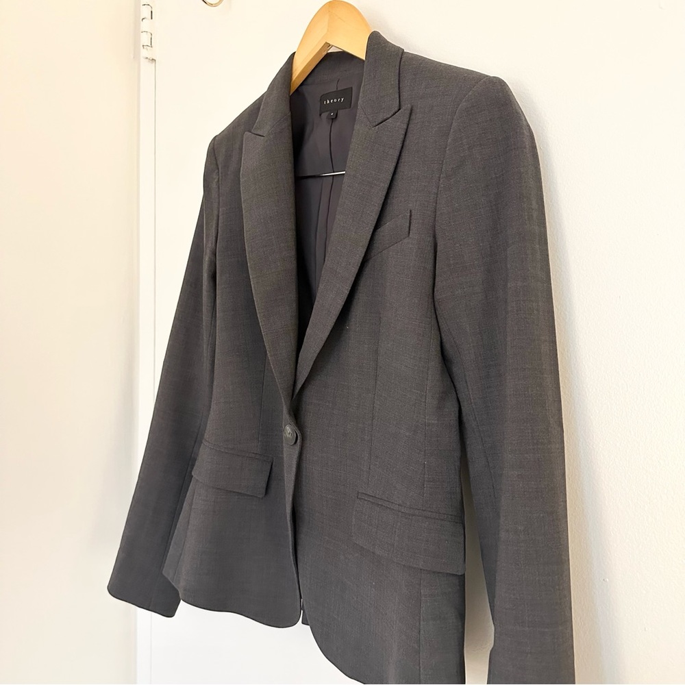 Theory Gabe B 2 Urban Wool Blend Blazer - Picture 2 of 9